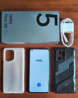 OPPO Find X5 Bianco - Smartphone 5G, 8/256GB, eSIM