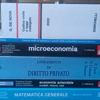 Libri economia Padova primo anno