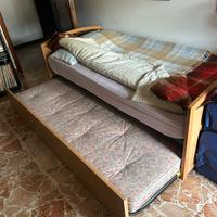 Letto singolo con 2’ letto estraibile
