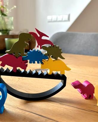 🦖 GIOCO DI EQUILIBRIO CON DINOSAURI