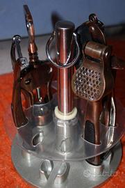 Set accessori da cucina: cavatappi, apriscatole, p