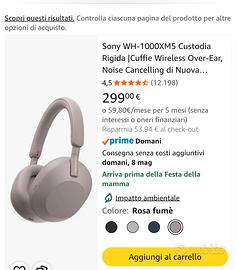 SONY  WH 1000X M5 beige