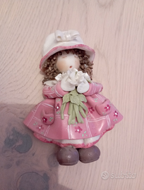 Bambolina in ceramica