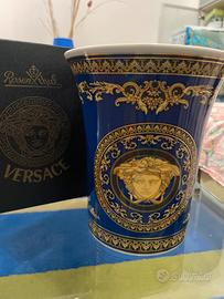 Vaso in porcellana Medusa Blue - Versace