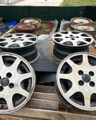 cerchi in lega da 14 per lancia y e fiat punto