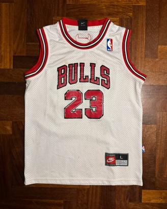 Canotta Chicago Bulls Jordan 23 Bianca