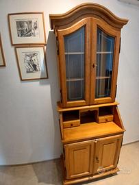 VETRINETTA ARTIGIANALE IN legno di ciliegio
