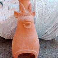 Grande vaso toro terracotta