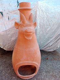 Grande vaso toro terracotta