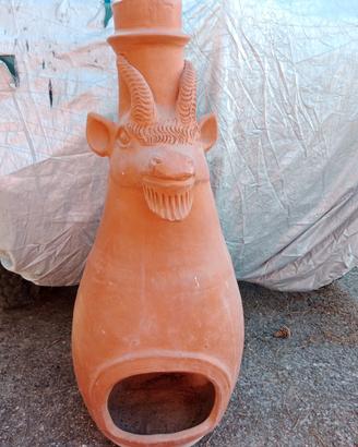 Grande vaso toro terracotta