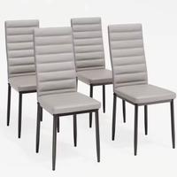 Set sedie grigie nuove imballate