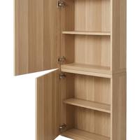 Armadietto con doppia anta e mensole