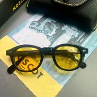 Occhiali Moscot Lemtosh Neri con Lenti Gialle