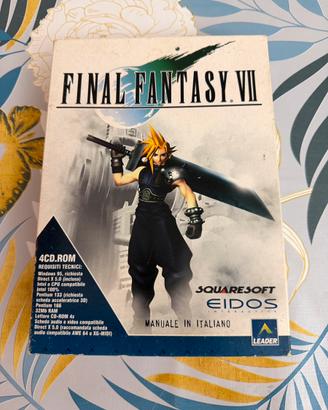 Final Fantasy VII originale 1997 PC - Big box