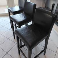 Sgabello bar in VERA PELLE!!!