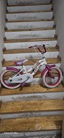 bicicletta bimba 3 anni con rotelle e porta bambol