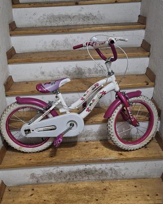 bicicletta bimba 3 anni con rotelle e porta bambol