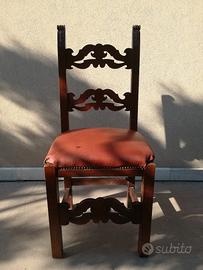 Sedie rustiche massicce