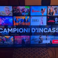 SMART TV SAMSUNG 43 POLLICI 4k UHD+ STAFFA MURO