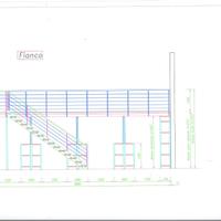 Elegante SCAFFALATURA con SOPPALCO calpestabile