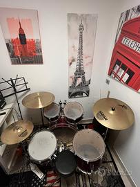 Yamaha Stage Custom Birch - Set Completo Sabian XS