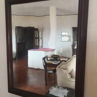 Specchio d'epoca con vetro mosso originale