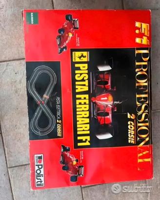 Pista Slot Car Ferrari F1 – Polistil / Hasbro