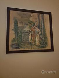 Quadro antico/vintage con cornice