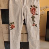 pantaloni bianchi donna