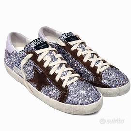 Golden Goose Superstar Glitter Silver 39/40 