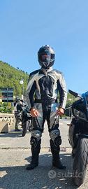 tuta divisibile in pelle Spike taglia 52  