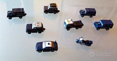 Micro Machines Lotto 8 Auto Macchinine Carabinieri