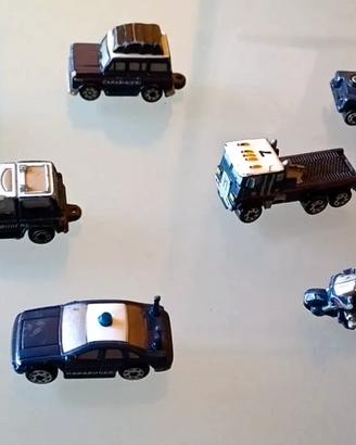 Micro Machines Lotto 8 Auto Macchinine Carabinieri