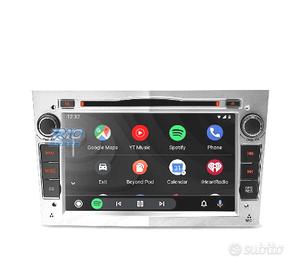 RADIO GPS ANDROID 11 GRIGIO CHIARO PER OPEL ASTRA 