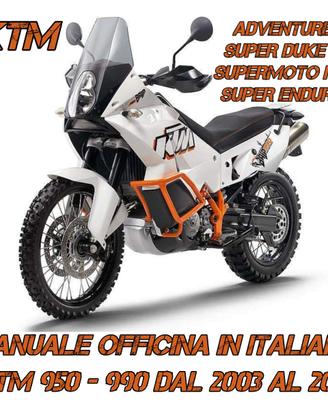 Manuale Officina ITA KTM 950 990 2003 al 2013