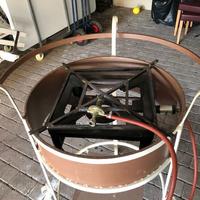 fornellone in ferro battuto