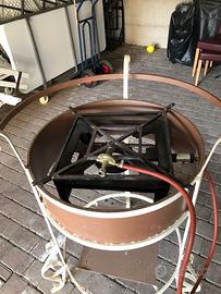 fornellone in ferro battuto