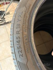 Treno gomme estive Barum praticamente nuove