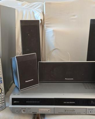 Impianto 5.1 Panasonic con DVD Record e Subwoofer
