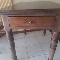 TAVOLO ANTICO A LIBRO