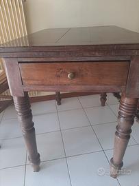 TAVOLO ANTICO A LIBRO