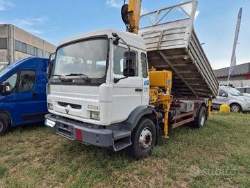 Renault M 180 GRU 14 mt - Ribaltabile trilaterale