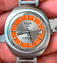 Orologio Sicura breitling ovettone watch ufo swiss