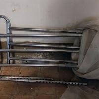 Barre letto singolo -matrimoniale in acciaio inox