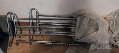 Barre letto singolo -matrimoniale in acciaio inox