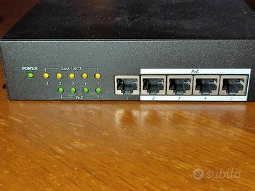 Switch 4 Porte Poe Gigabit 