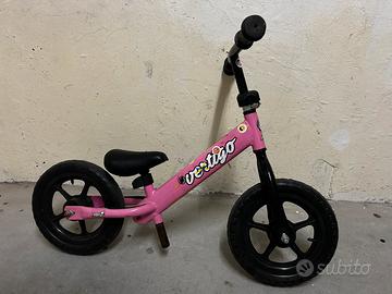 Bicicletta Pedagogiaca bambina rosa senza pedali