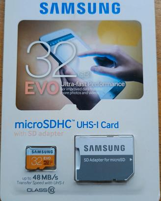 micro sd evo Samsung 32gb
