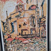 Piero Gauli serigrafia numerata firmata Vucciria