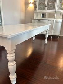 Tavolo antico stile shabby chic